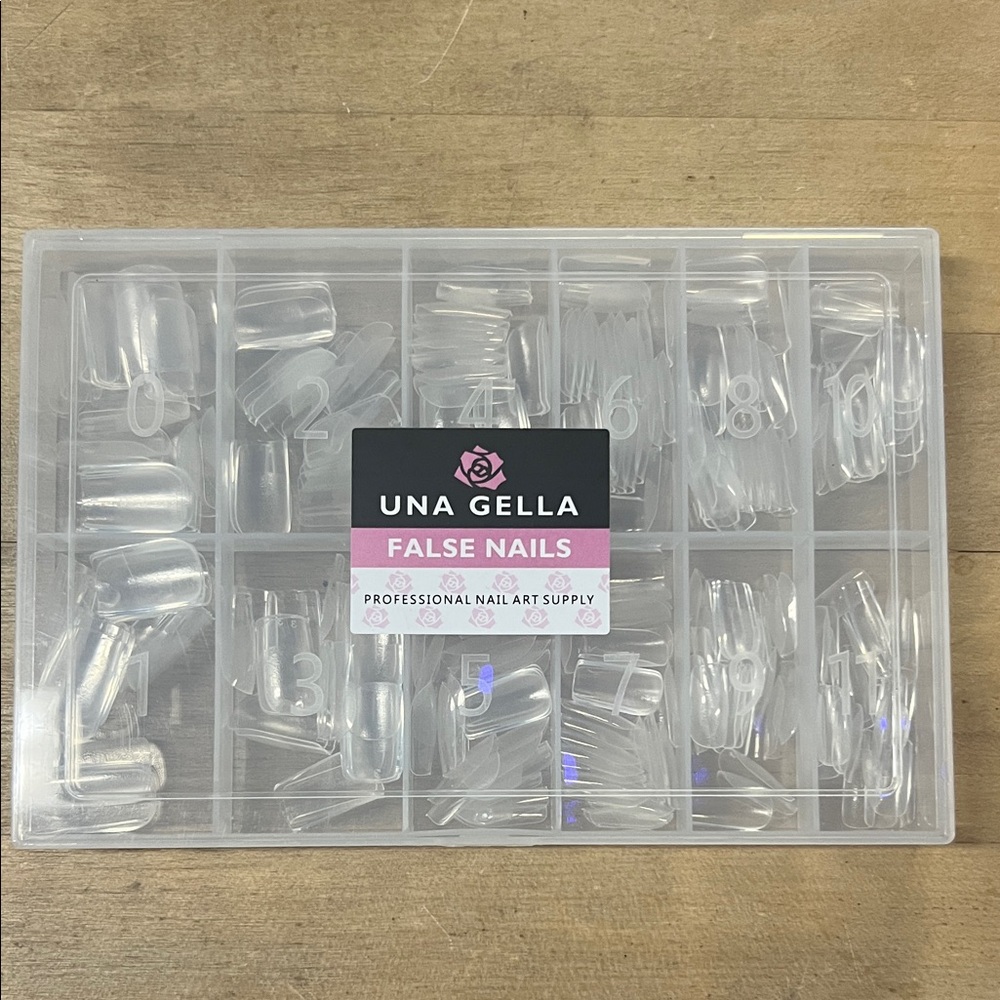 Una gela square gel x nails